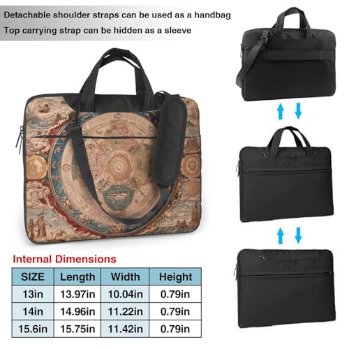 Bolso Vintage para Laptop 14 pulgadas Impermeable y Ligero miniatura 3