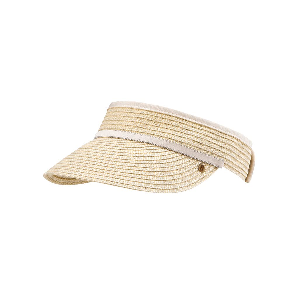 Bianca Visor Damen Sonnenblende mit 8cm Krempe Rollbar mit Klettverschlüss - 6 Farben in Größe M/58cm