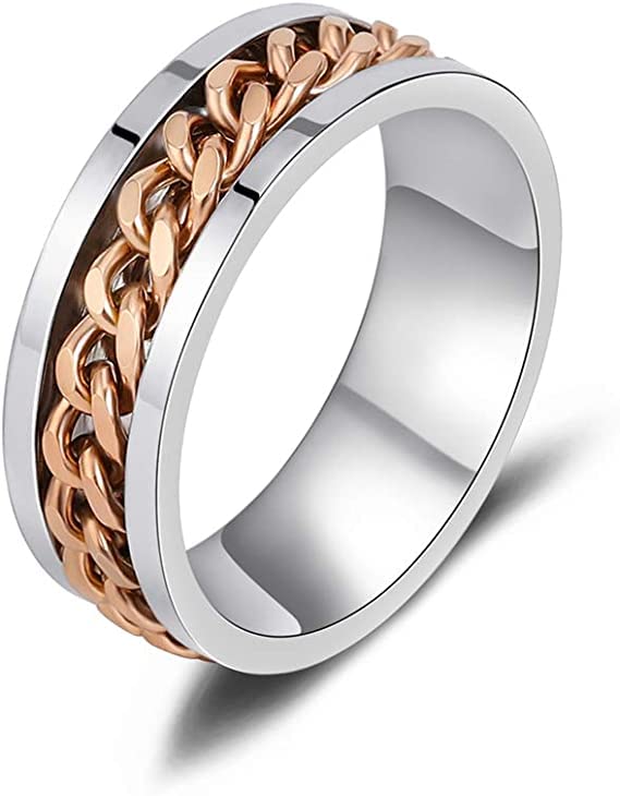 MEENAZ Stainless Steel Stylish adjustable proposal Couple band thumb Silver Platinum Blue combo chain Finger Ring for Men Mens couples gents unisex Boys Boyfriend MEN RINGS-AM078 (17) (B0B8JM2MN7) Amazon Price History, Amazon Price Tracker