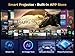 GooDee 4K Smart Projector with 5G WiFi and Bluetooth, Built-in Streaming Apps, Dolby Audio 400