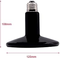 Vista 2 de Lámpara de calor para reptiles de 250 W, calentador de cerámica infrarrojo para mascotas, electrodomésticos, lámpara de tanque de reptiles
