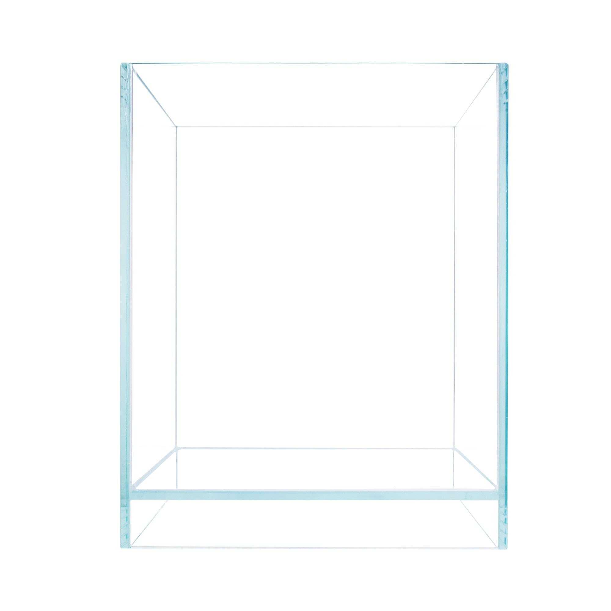 Nano Tall Rimless Aquarium Low Iron Frameless Fish Tank, Extra Clear with Floating Air Style, for Aquariums or Terrariums
