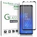 Galaxy S8 Plus Glass Screen Protector, amFilm Full Screen [Case Friendly][Easy Installation Tray] Dot Matrix 3D Curved Tempered Glass Screen Protector for Samsung Galaxy S8 Plus (Black)