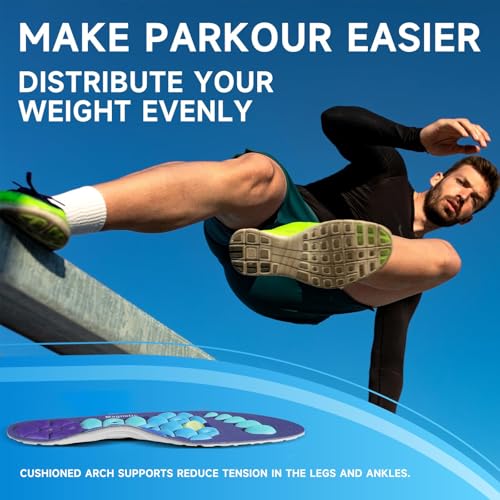 Acupressure Insoles for Men and Women - Orthopedic Acupoint Massage Insoles with Magnetic Technology, Shock Absorption, Non-Slip, Feet and Arch Support (Blue, L(Men 9.5-12/Women 10.5-13))4