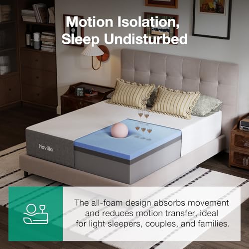 Image of Novilla Memory Foam 10 Inch Full Size Mattress in a Box