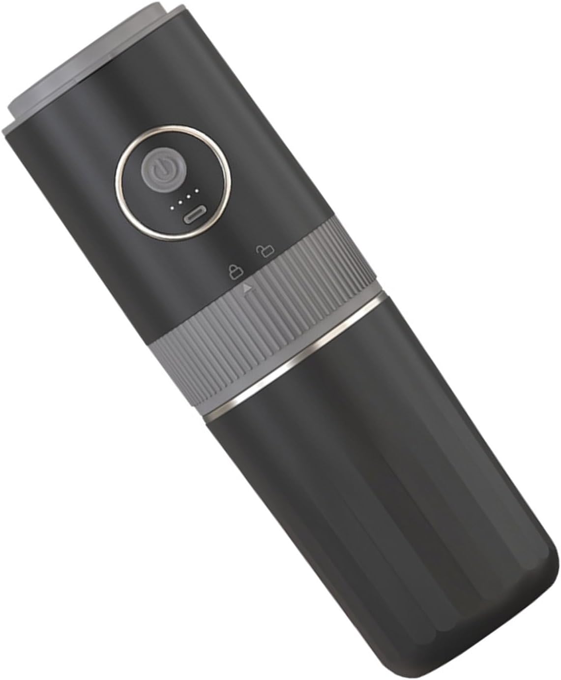 Pssopp Mini Coffee Maker Hand Brewed Coffee Machine, 350ml Capacity Grind Control for Office Nan (2566 English Version)