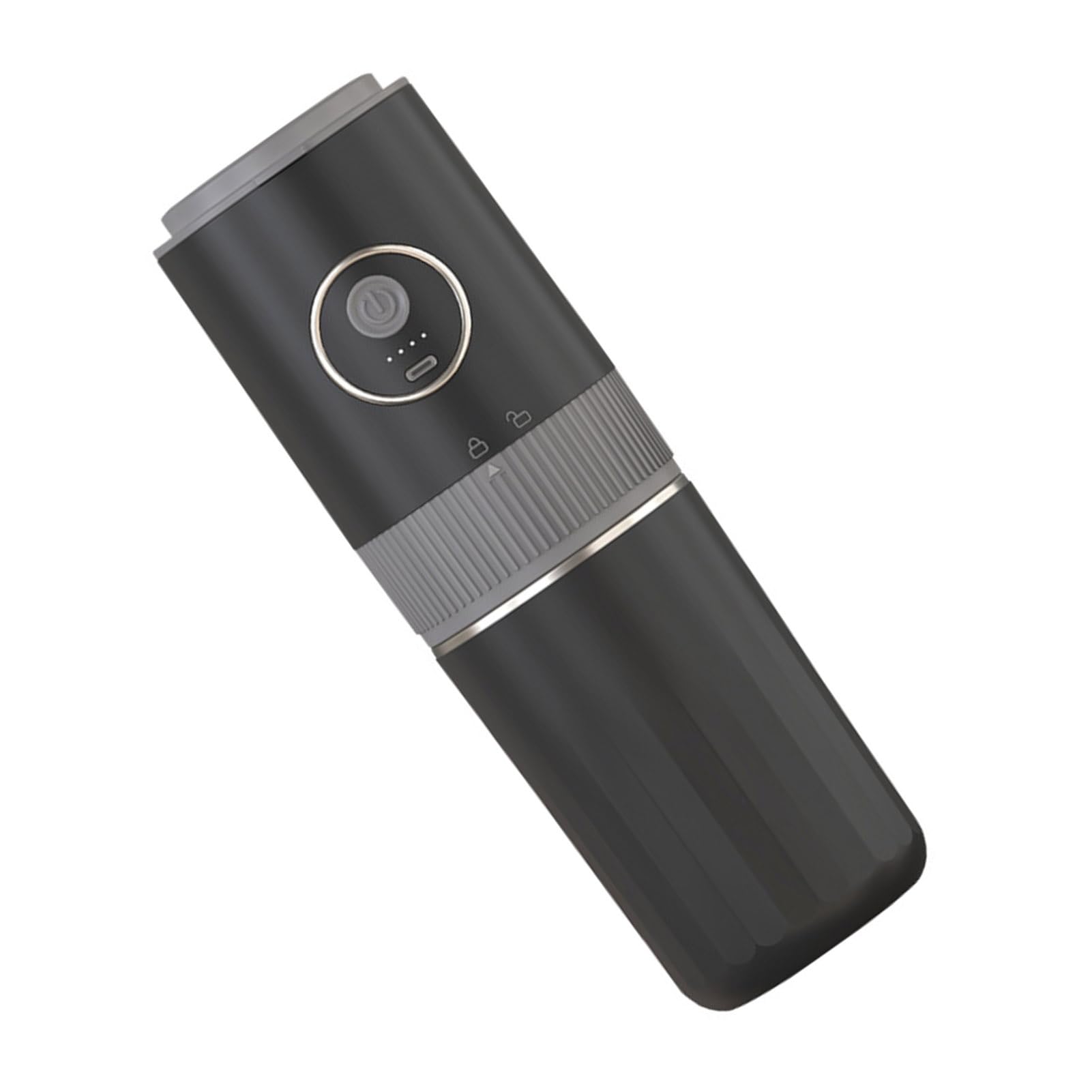 Wakects Molinillo de café y Eléctrica Portátil con Taza de Acero Inoxidable 304, Filtro de Malla Recargable de 350 Ml, 18 W, para Viajes en Casa, Camping, Uso Al Aire Libre (2566 Versión en inglés)