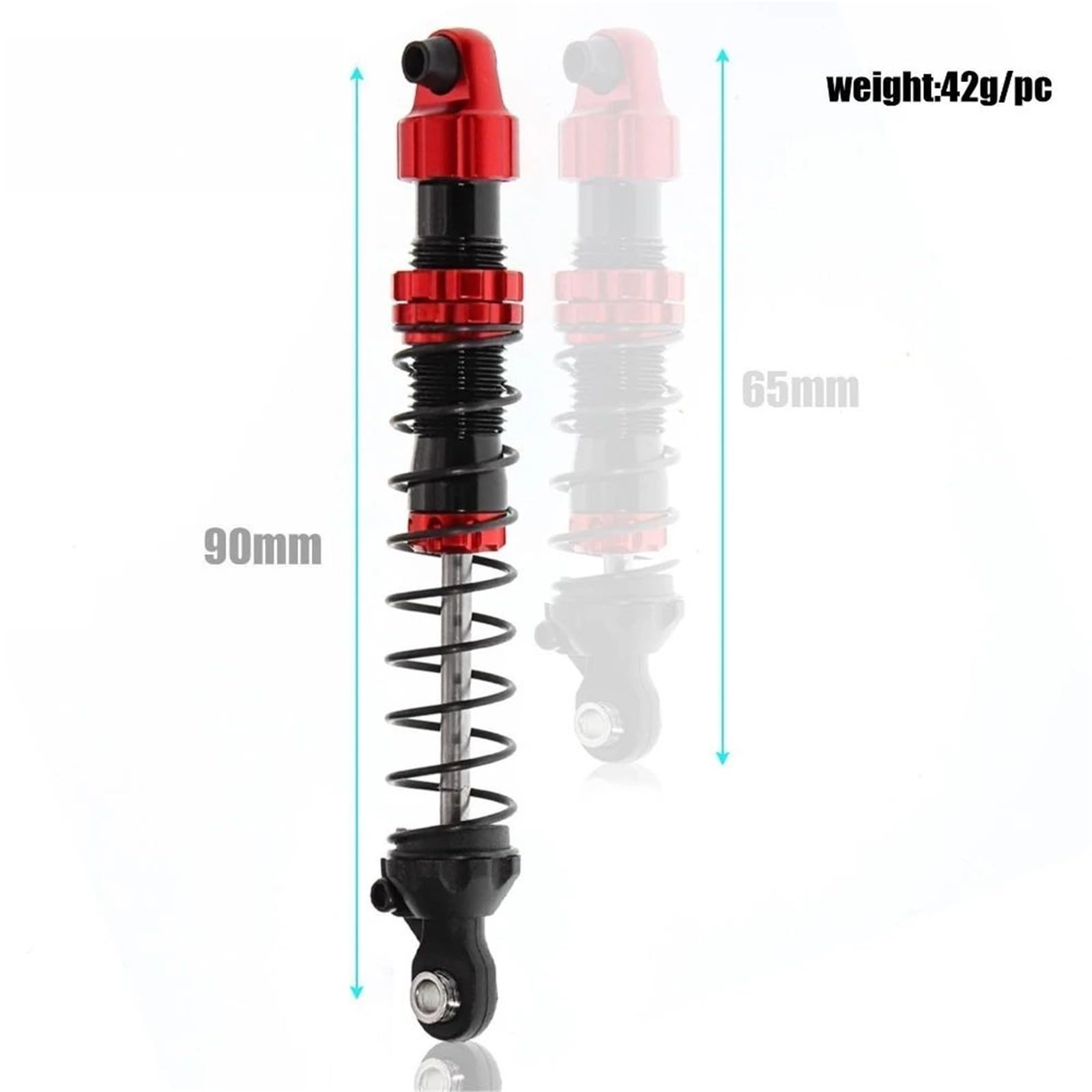 Amortiguadores Anticaída Bloqueables para Traxxas para TRX4 para SCX10 1/10 Accesorios