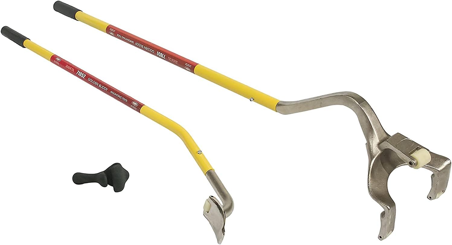 AME INTL 71050 Golden Buddy Tire Tool – Mount/Demount 22.5-24.5 Truck Wheels, Yellow Finish