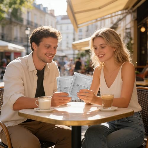 Carnet de notes A7 à pages détachables et 3 volets pour le bureau - 3