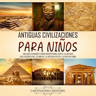 Diseño de la portada del título Antiguas Civilizaciones para Ni&ntilde;os: