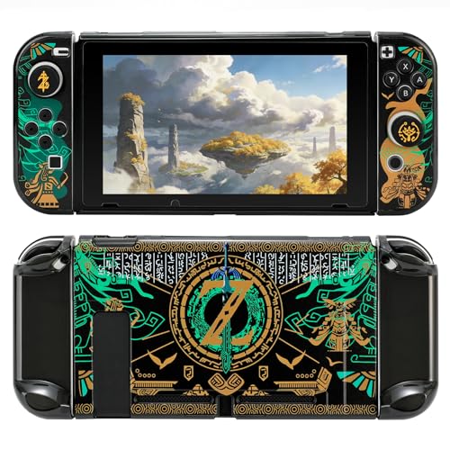 Tscope 保護ケース Nintendo Switch対応 ハードシェル ドッキング可能カバー 傷防止 耐衝撃 スリムプロテクター NSコンソール&Joy-Cコントローラー用 (スイッチブラック)（Amazon）