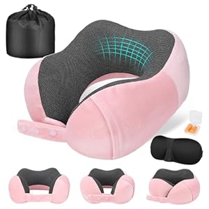Cirorld Travel Pillow for Airplane, Neck Pillow fo...
