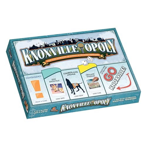 Late for The Sky Knoxville-Opoly City Board Game, Family Strategy Game Night for 2-6 Players, Ages 8+, Opoly-Style Play with Knoxville Landmarks,...