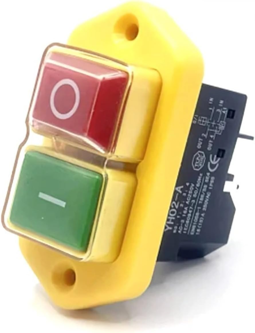 YH02-A AC220V Electromagnetic Start Button Machine Tool Accessorie
