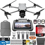 DJI Air 3S Fly More Combo (RC 2 Screen Remote) Drone with 1
