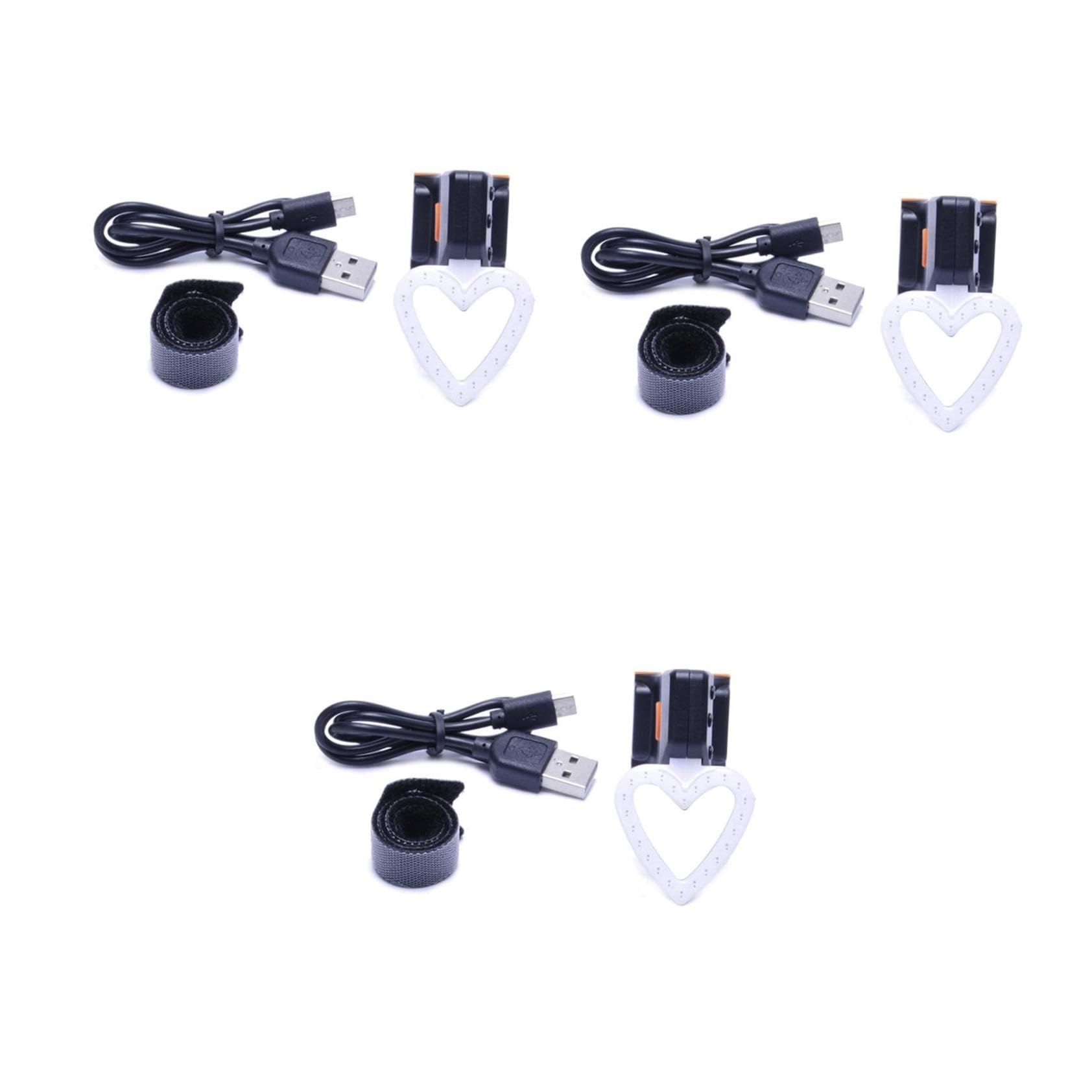 INOOMP 3 Piezas Luces Traseras Led Luces Traseras para Bicicleta Linterna De Seguridad para Ciclismo Equitación Luz Trasera