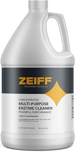 Zeiff Limpiador enzimático probiótico multiusos de grado profesional, removedor de manchas y olores de mascotas, limpiador de drenajes, potente