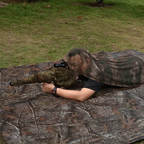Tongcamo Heavy Duty 9 Mil Tarp Cover Waterproof Uv Resistant Tarpaulin Used For Outdoor, Hunting, Camping, Backpacking, Canopy Tent, Ground Tarp, Cover Boat, Motorcycles, Roofs, Wood #TOP7