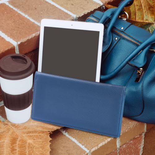 Image of CoBak Checkbook Cover for Women & Men - PU Leather Case with RFID Blocking | Classic Design Check Book Holder for Personal and Business