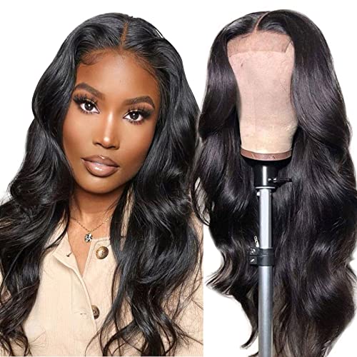 AISI QUEENS 5x5 HD Lace Front Wigs Human hair 100% Brazilian Human Hair Lace Wigs for Women Pre Bleached Knots