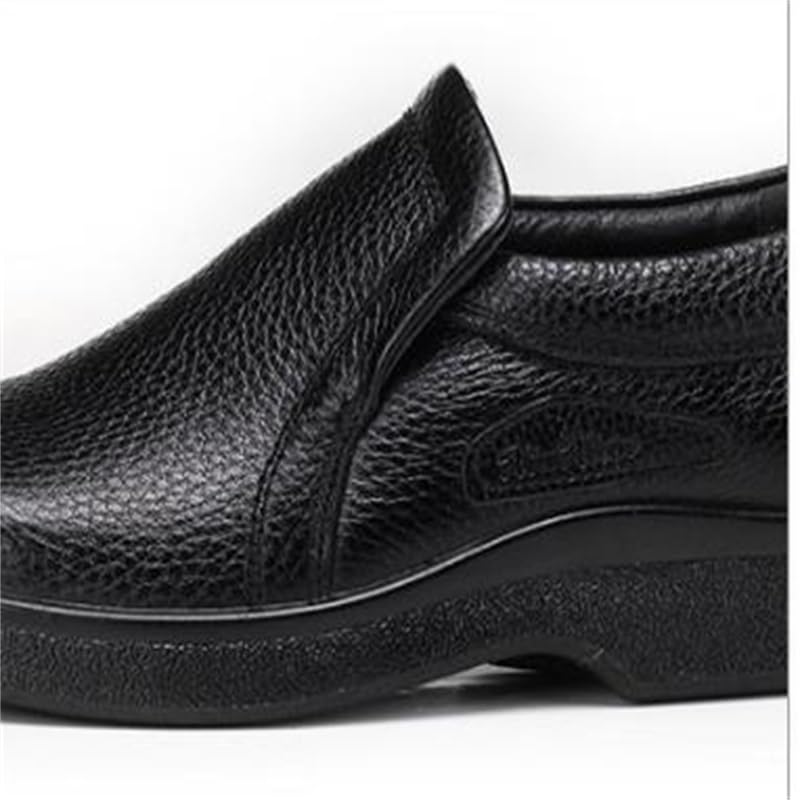 Breathable Dress Shoes Loafers Lace-up Flat SneakersMen's Premium Genuine Leather Casual Slip on Loafers Driving Shoes Business Classic4