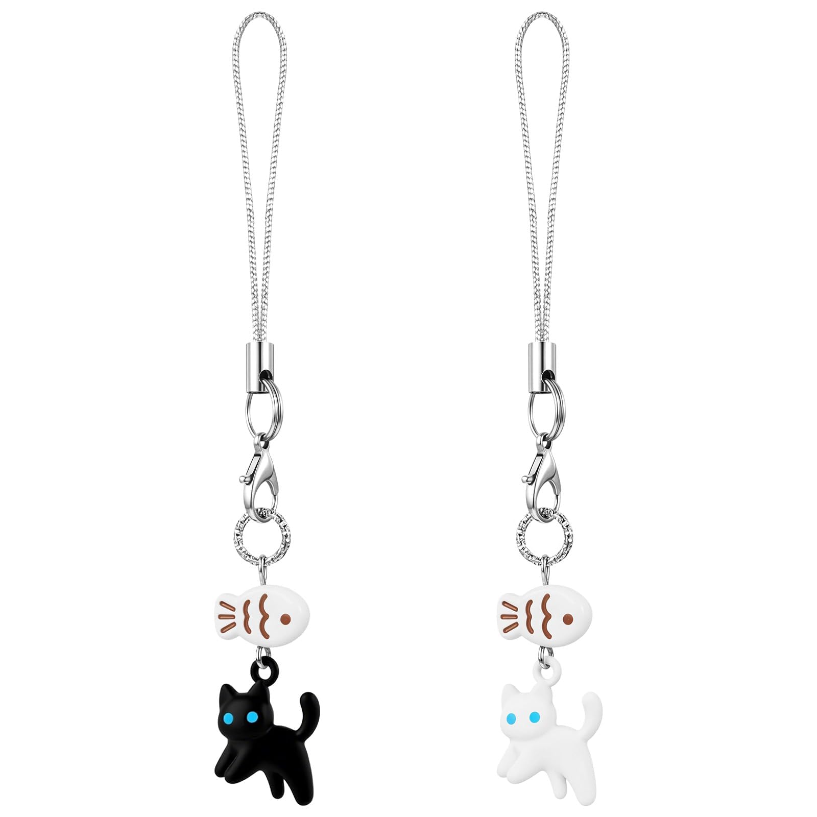 urvara 2Pcs Phone Charms for Girls, Cute Aesthetic Keychain, Bag Charms for Handbags, Phone Accessories for Girls, Gifts for Teen Girl, Phones Hanging Chain-picture-36