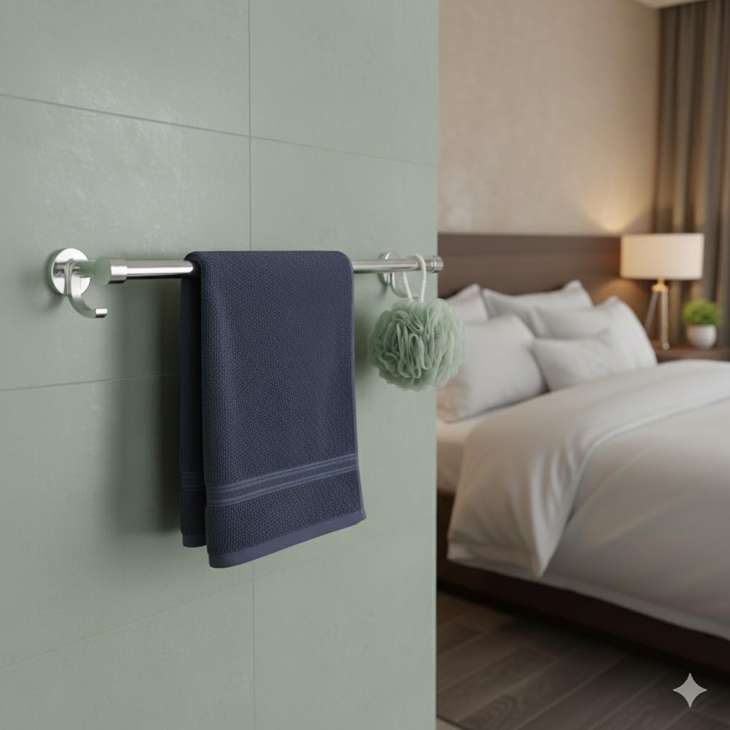 Stainless Steel Wall Mounted Towel Rod -5