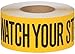 Safe Way Traction 3" X 11' Foot Roll Caution / Watch Your Step Adhesive Anti Slip Non Skid Abrasive Safety Tape 3335-3-CAUTION