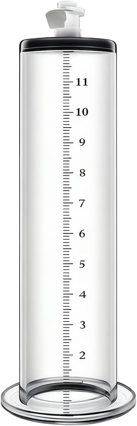 9" x 2.5" Penis Pump Cylinder Precision-Machined Penis Enlargement Tube for Men,High-Capacity Penis Vacuum Pump Chamber Compatible with Manual Pumps for Penile Training & Erectile Dysfunction Recovery