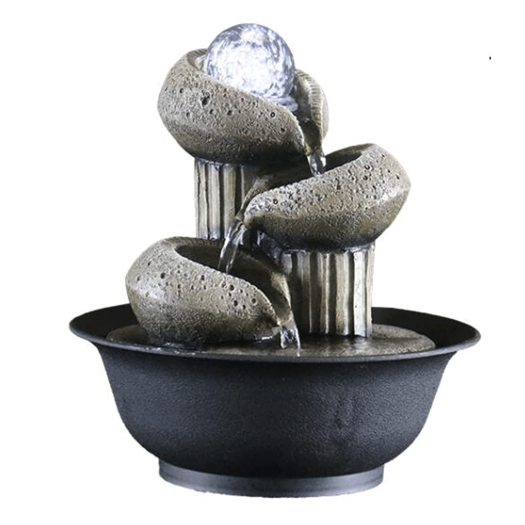 Fontaine de table Feng Shui cascade d'eau de bureau objet décoration zen intérieur