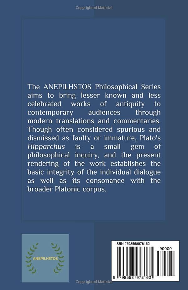 Miniatura 2 de Plato's Hipparchus Translation and commentary