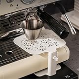 Compatibilidad: la altura ajustable de 8,5 a 14,5 cm asegura que este soporte de marco de báscula se adapta a varias máquinas de espresso y cafeteras estándar para una solución general