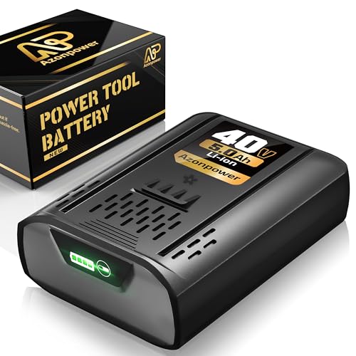Replacement Kobalt 40V Battery 5.0Ah 1 Pack for KB-540-06/KB440-06/KB240-06 Series | 40V MAX Lithium-Ion Battery | Compatible with 40v Kobalt Cordless Power Tools | Fast Charging & Extended Runtime