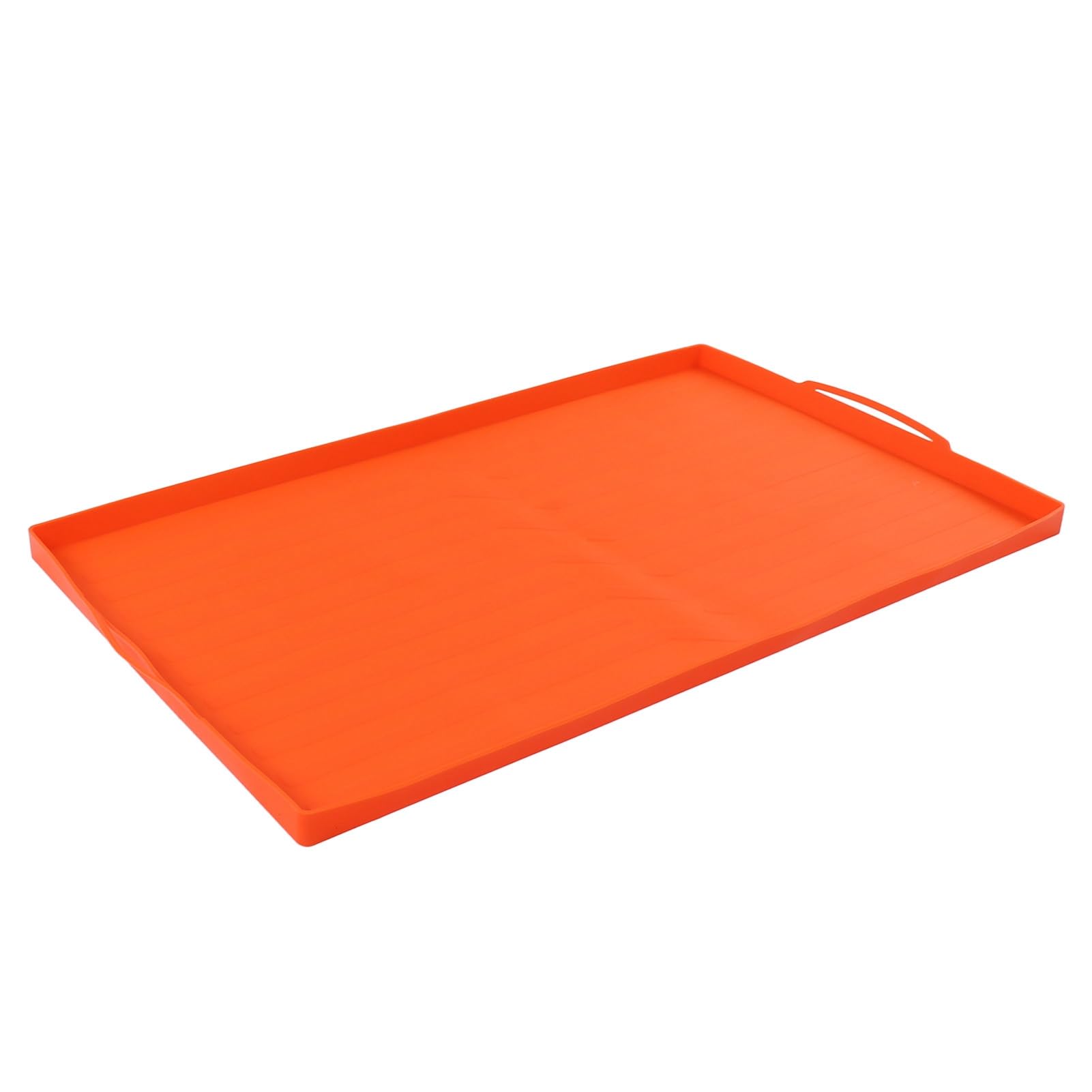Mat de la Plancha Silicone Grill Cover BBQ Mat Alto para al Aire Libre (Mango Naranja de 36 Pulgadas)