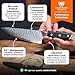 Dalstrong Professional Chef Knife - 8” Blade - Shogun Series ELITE - Damascus Chef Knife - Japanese AUS-10V Super Steel - G10 Black Handle - Razor Sharp - Chef Knife with Sheath