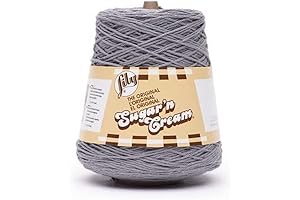 Lily Sugar'N Cream Cone Cotton Yarn (Overcast)