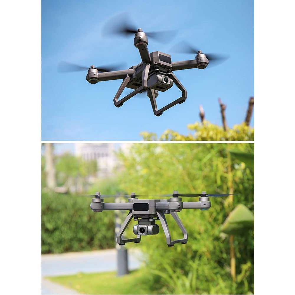 Droni GPS Pieghevoli con Fotocamera 4K per Adulti, quadricottero con stabilizzazione Elettronica dell'immagine EIS, Motore brushless, seguimi, Ritorno Automatico a casa, Drone a Lu