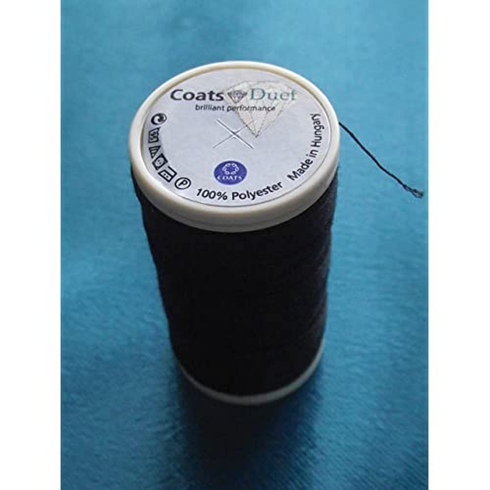Coats D4645-1000 Polyester Sewing Thread 1000 Black 100m