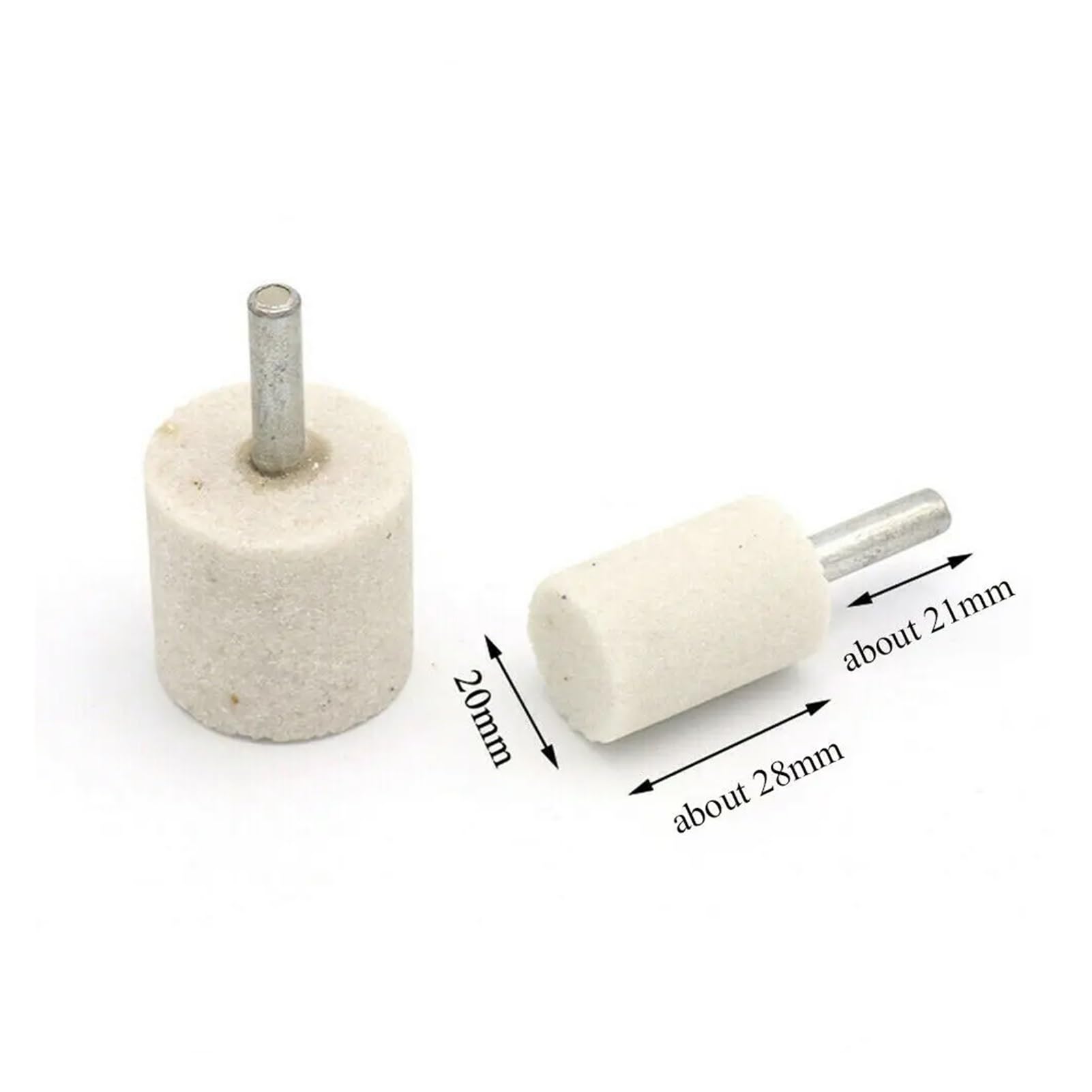 Gambo da 6 mm con mola for mola montata da 16/20/25/30 mm for utensile rotante for smerigliatrice da trapano(20pcs,30mm)
