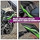 Motorrad Soziusabdeckung Sitzkappe Verkleidung für NINJA650 Ninja 650 Z650 2017-2025 2021 2022 2023 2024 Heckabdeckung Rücksitzbezug (Kohlefaser-Look)