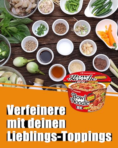 Nong Shim Instantnudeln Kimchi Bowl Noodle Soup – Koreanische Ramen Nudelsuppe - schnelle Zubereitung – 1 x 100g – Bild 6