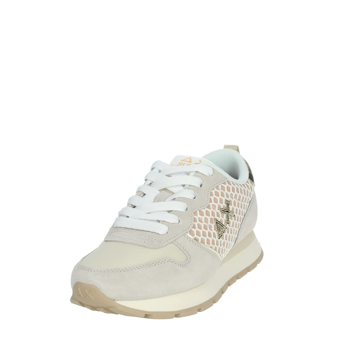 SUN68 Ally Big Mesh Sneaker Bianco da Donna Z32206-31