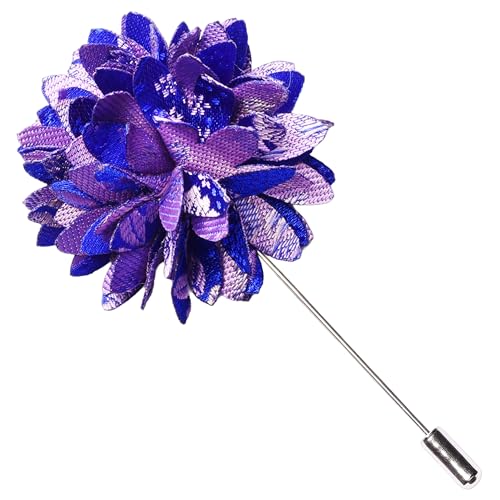 Image of GUSLESON 3.15 inch（8cm） Mens Floral Tie and Lapel Pin Necktie Hankerchief Cufflinks Set for Men