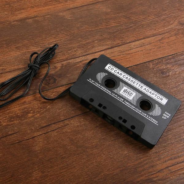 CASSETTE AUTO ADATTATORE JACK CUFFIE AUDIO 3.5mm MP3 CD DVD MP4 USB