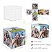 Custom Magic Cube Personalized Cube Puzzle with Photo Level 3 Cube Rotatable Design Your Own Cube Puzzle Gifts for Kids Father Mother (Color01)