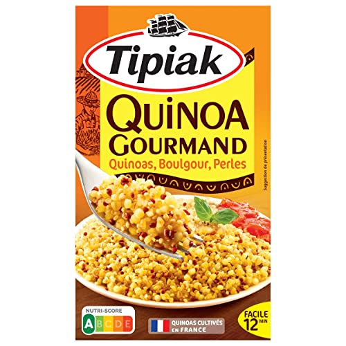 3 unidades *** TIPIAK Quinoa Gourmand 3 Quinoa y Trigo 400 g