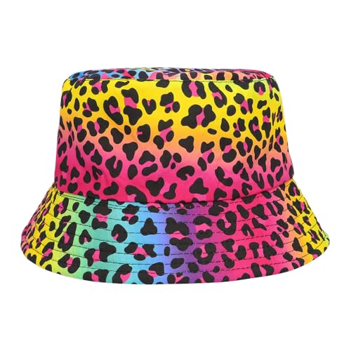 Boland - Chapeau de pêcheur fluo, brille sous la lumière noire, casquette pour carnaval, soirée à thème ou festival, chapeau bob
