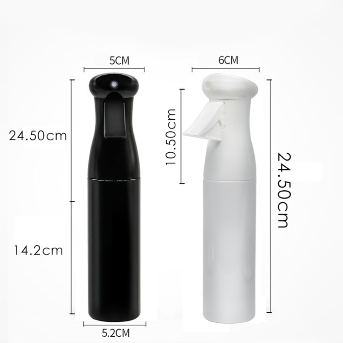 3 Piezas Botella Rociadora de Prensa Manual de Gran Capacidad