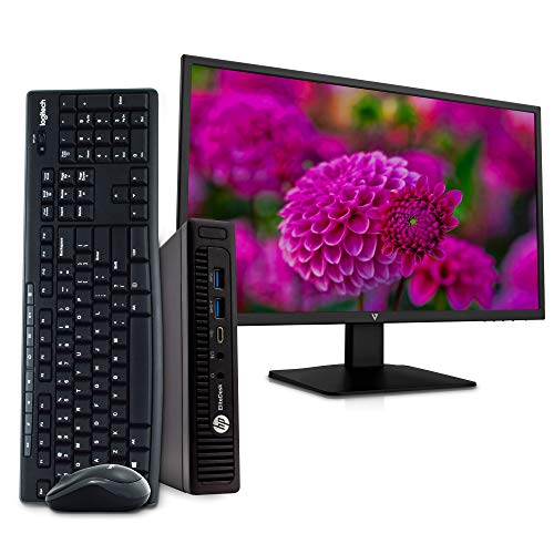 HP EliteDesk 800 G2 Desktop Mini Business PC Computer, Intel Core i5, 8GB RAM, 500GB HDD, Windows 10 Pro, New 23.6